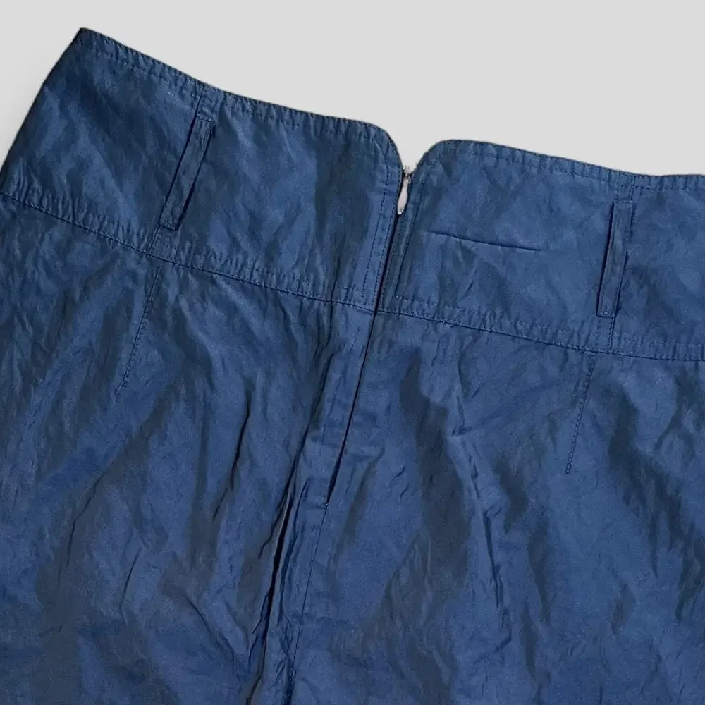 ARMANI COLLEZIONI PENCIL WIGGLE BODYCON SKIRT BLUE MEDIUM 6 - Picture 5 of 9